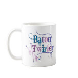 Baton Twirler Distressed mugs