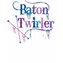 Baton Twirler Distressed t-shirts