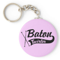 Baton Twirler Keychains