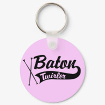 Baton Twirler keychains by DanceTwirlObsessions Baton Twirler keychains