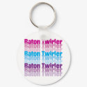 Baton Twirler keychains by DanceTwirlObsessions Baton Twirler keychains