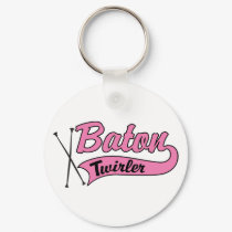 Baton Twirler keychains by DanceTwirlObsessions Baton Twirler keychains