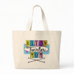 Baton Twirler Mom Retro Bags