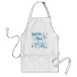 Baton Twirler Mom Swirly Apron
