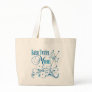 Baton Twirler Mom Swirly Tote Bag