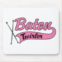 Baton Twirler mousepads