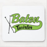 Baton Twirler mousepads