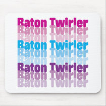 Baton Twirler Mouse Pads