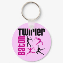 Baton Twirler Square - Customized keychains