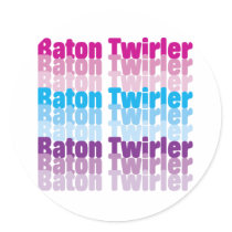 Baton Twirler stickers by DanceTwirlObsessions Baton Twirler stickers