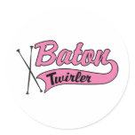 Baton Twirler Stickers