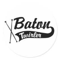 Baton Twirler stickers