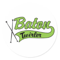 Baton Twirler Stickers