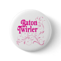 Baton Twirler Swirly buttons by DanceTwirlObsessions Baton Twirler Swirly buttons