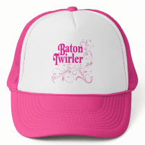 Baton Twirler Swirly Hats