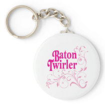Baton Twirler Swirly Keychains