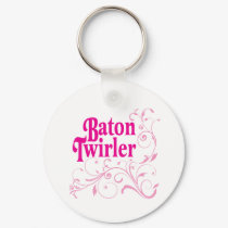 Baton Twirler Swirly keychains