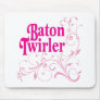 Baton Twirler Swirly Mouse Pads