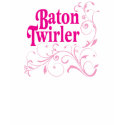 Baton Twirler Swirly t-shirts by DanceTwirlObsessions Baton Twirler Swirly t-shirts