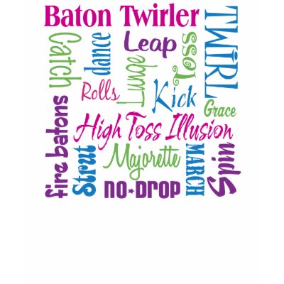 Baton Twirler T Shirts by obsessiontees
