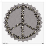Bats and Skulls Peace Sign Room Sticker
