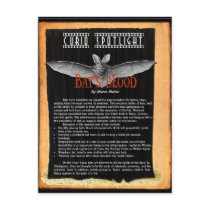Bat's Blood Postcards