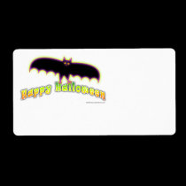 BATS FOR HAPPY HALLOWEEN AVERY LABEL labels