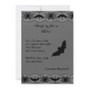 Bats Halloween Invitation