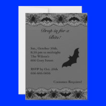 Bats Halloween Invitation