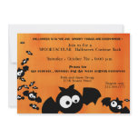 Bats - Halloween Party invites invitations