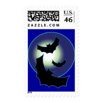 Bats In Flight Postage Stamp