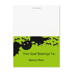 Bats In The Belfry Table Tent Post Card