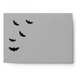 Bats Invitation Envelope zazzle_envelope