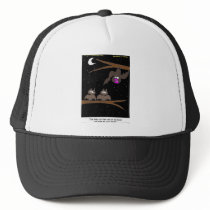 Bats Making Mistakes Funny Halloween Gifts hats by beardiethor123 Bats Making Mistakes Funny Halloween Gifts hats