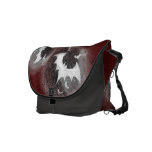 Bats Scratch Maroon Messenger Bag