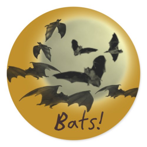 Bats! Stickers sticker