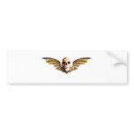 Batskull E Bumper Sticker