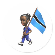 Batswana Girl stickers by worldtees Batswana Girl stickers