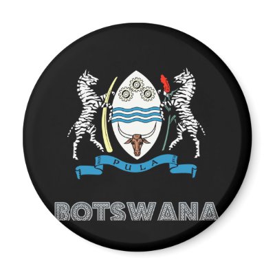 Batswanian Emblem Magnet by FlagStore