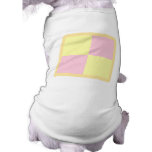 Battenburg Cake. Pink and Yellow. Pet T Shirt
