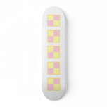 Battenburg Cake. Pink and Yellow. Skateboard Decks