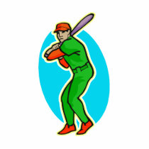 Batter up acrylic cut out