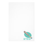 Batter Up Customized Stationery