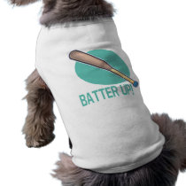 Batter Up Dog T-shirt