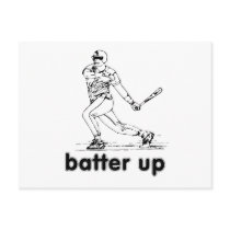 BATTER UP POSTCARDS