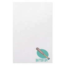 Batter Up Customized Stationery