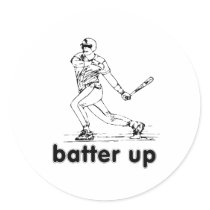 BATTER UP STICKER