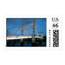 Battersea Bridge at Dusk postage
