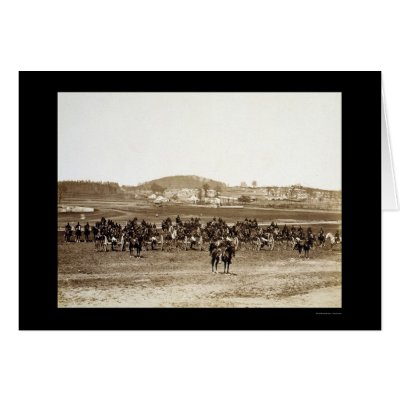 Battery Artillery Depot in Camp Barry, DC 1864 Card by lc_civilwar