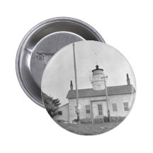 Battery Point Lighthouse Pinback Button